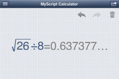 MyScript Calculator - handwritten calculator [Free] 
